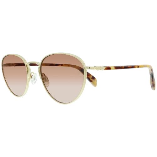 Rag Bone 1019 Logan Women Sunglass Gold Pink Tortoise Havana/brown Gradient 52mm