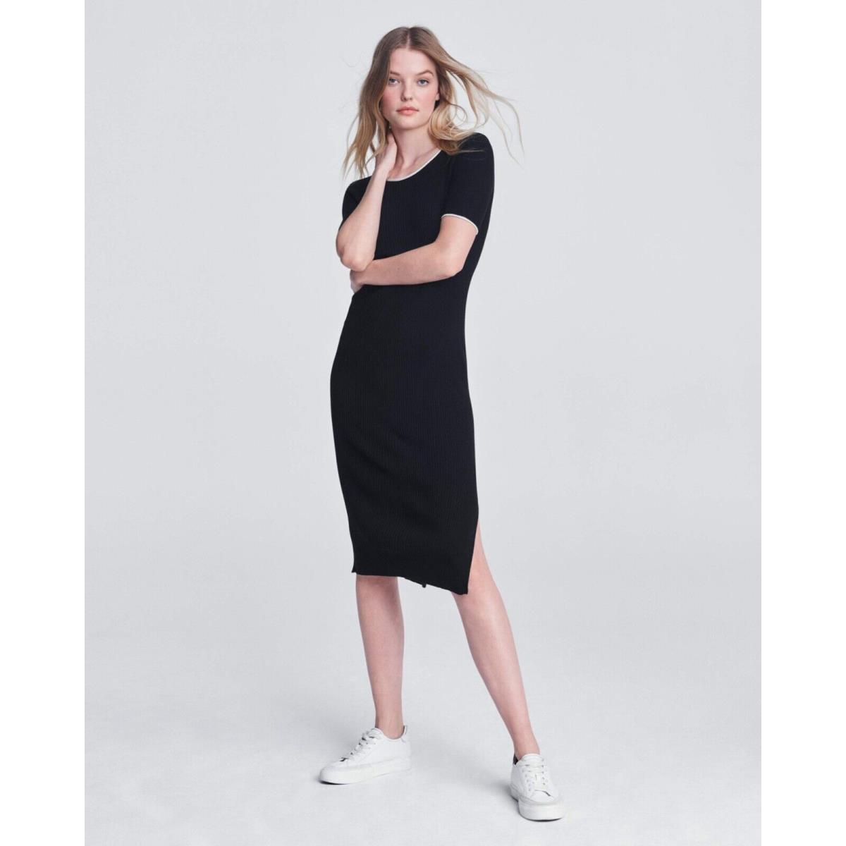 Rag Bone Black Kishi Seamless Small Dress Size S Retail