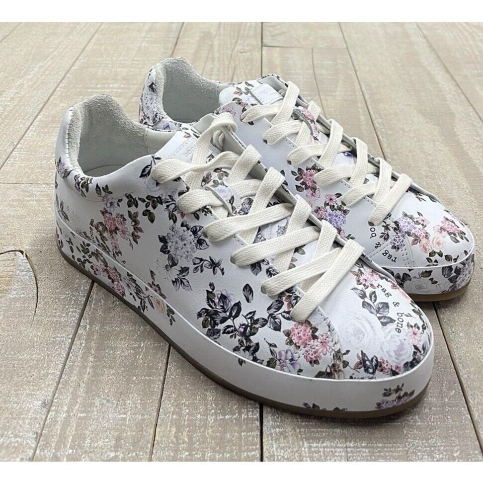 Rag Bone RB1 Low Top Sneakers In Garden Floral Size:36.5 US 6.5