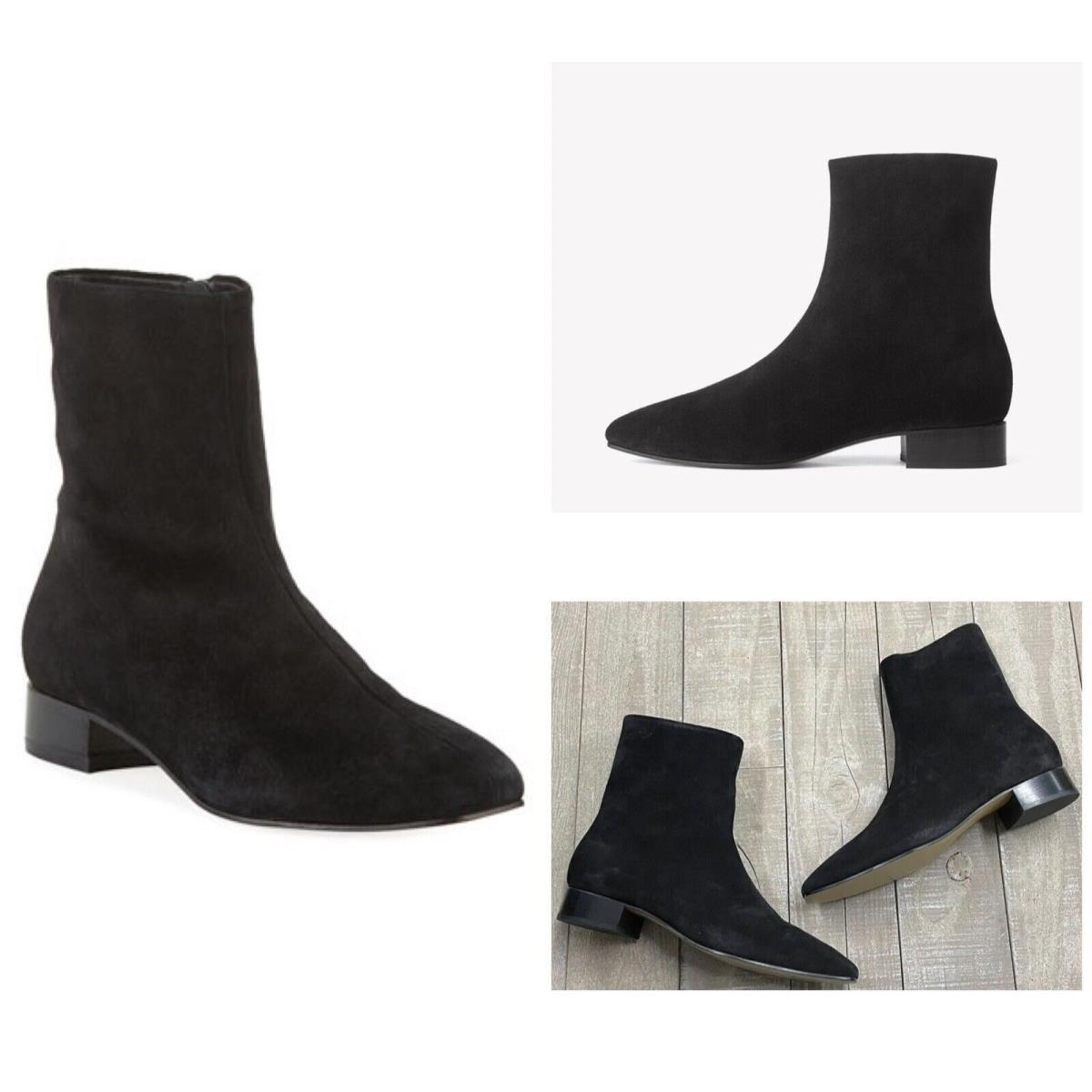 Rag Bone Aslen Flat Boot In Black Suede Size: 36 US 6