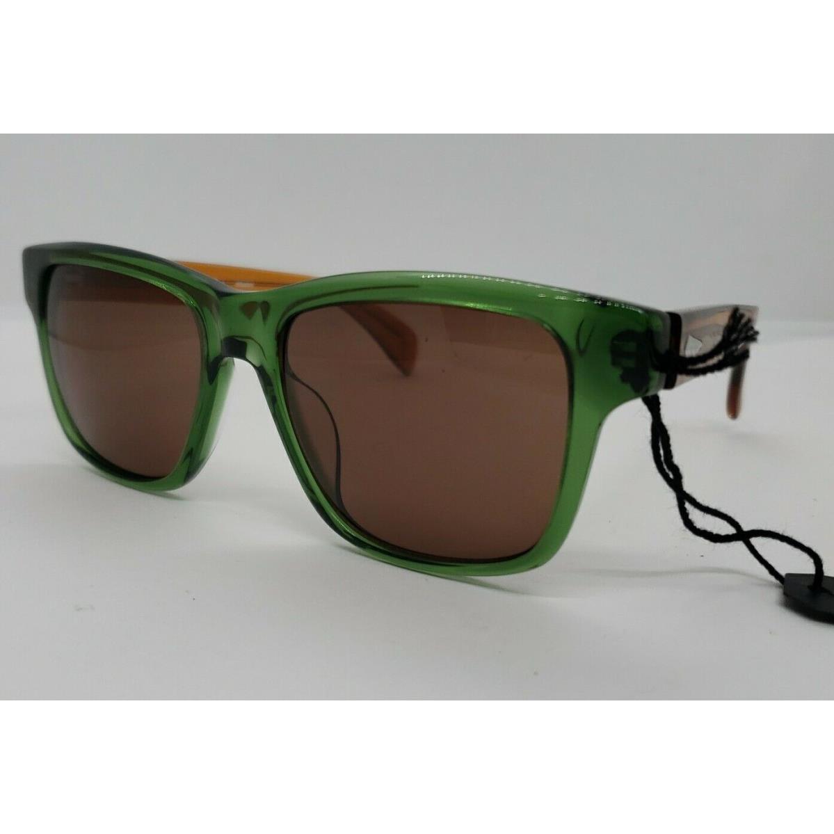 Rag Bone RNB5041/S Men`s Sunglasses Transparent Green W/brown