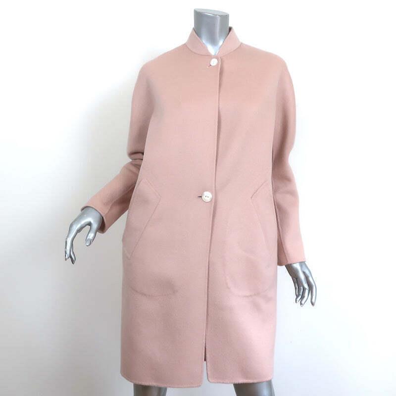 Rag Bone Darwen Coat Dusty Rose Wool-cashmere Size 0