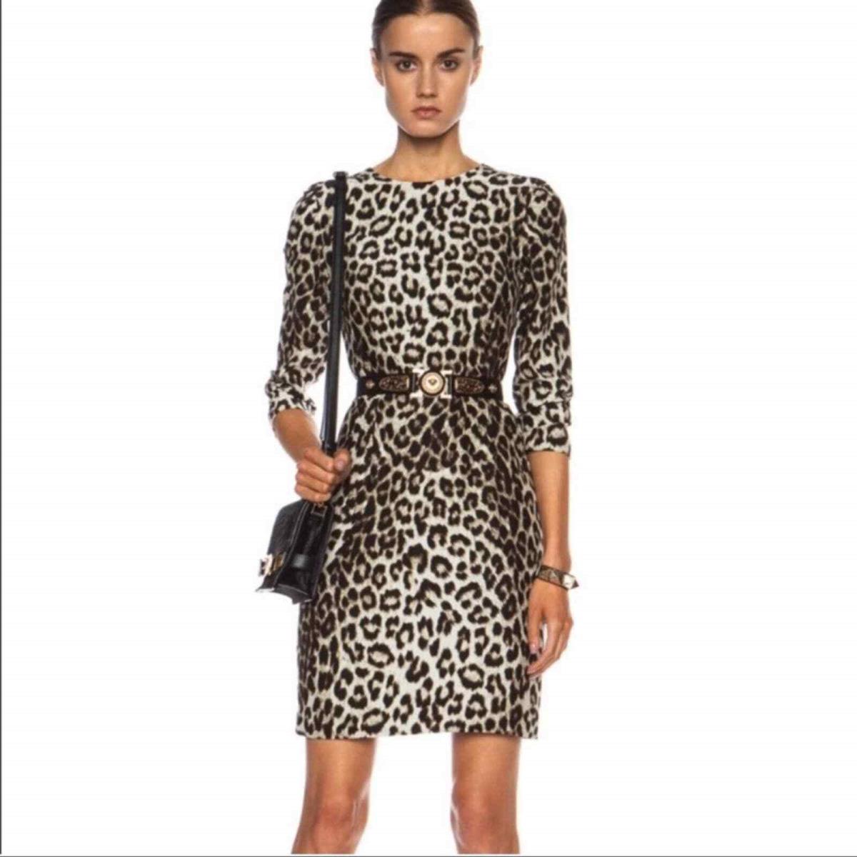 Rag Bone Leopard Print Silk Mini Dress Size 6