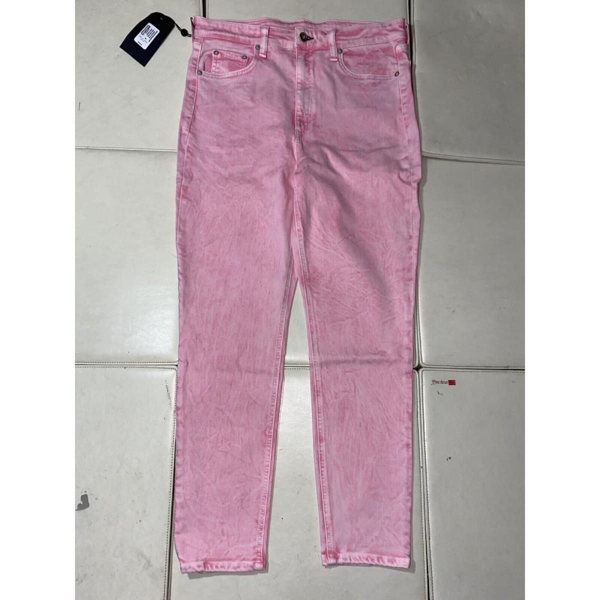 Rag Bone Jeans Marbled Pink Nina High Rise Ankle Skinny Size 33