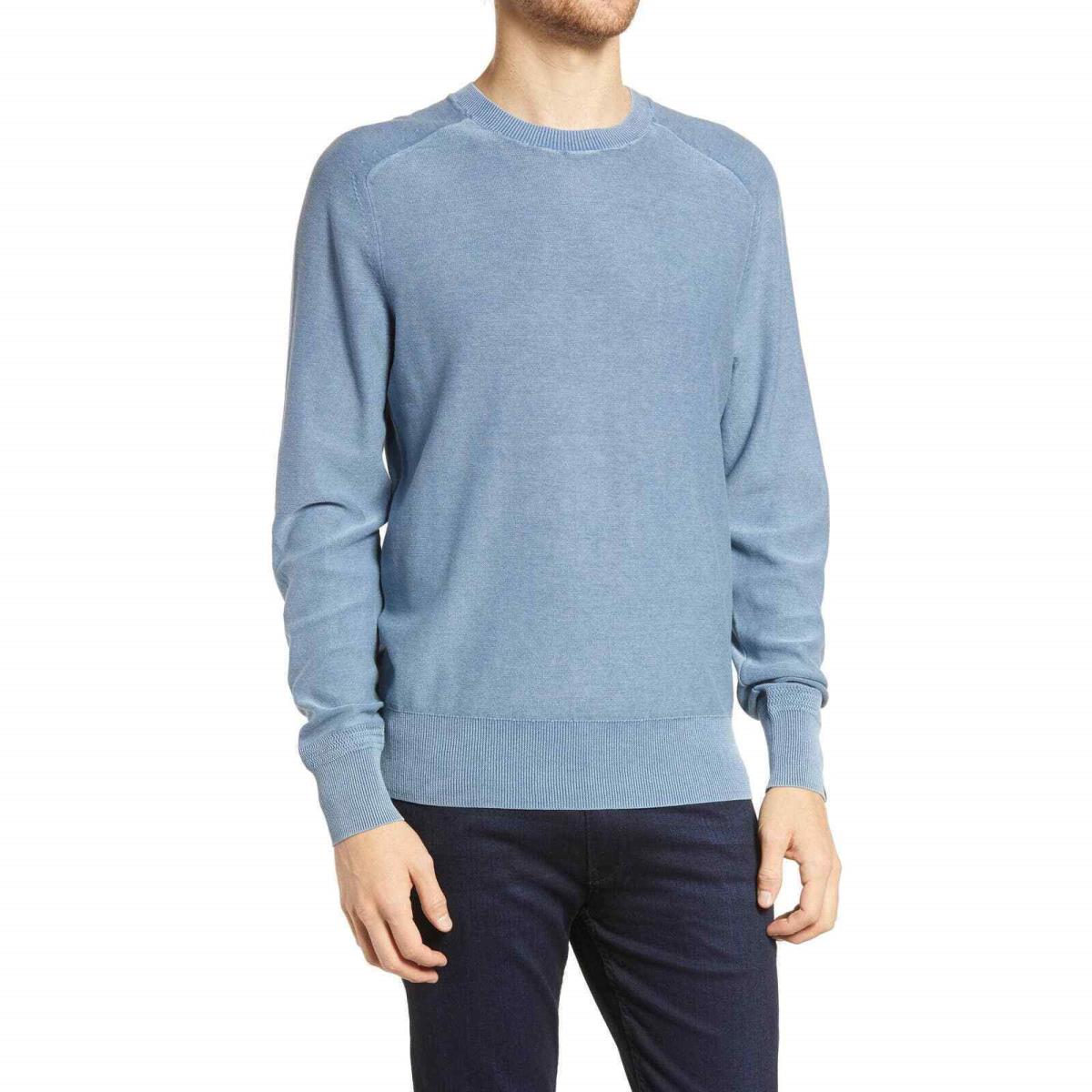 Rag Bone Lance Crew Pullover Washed Blue / X-small R