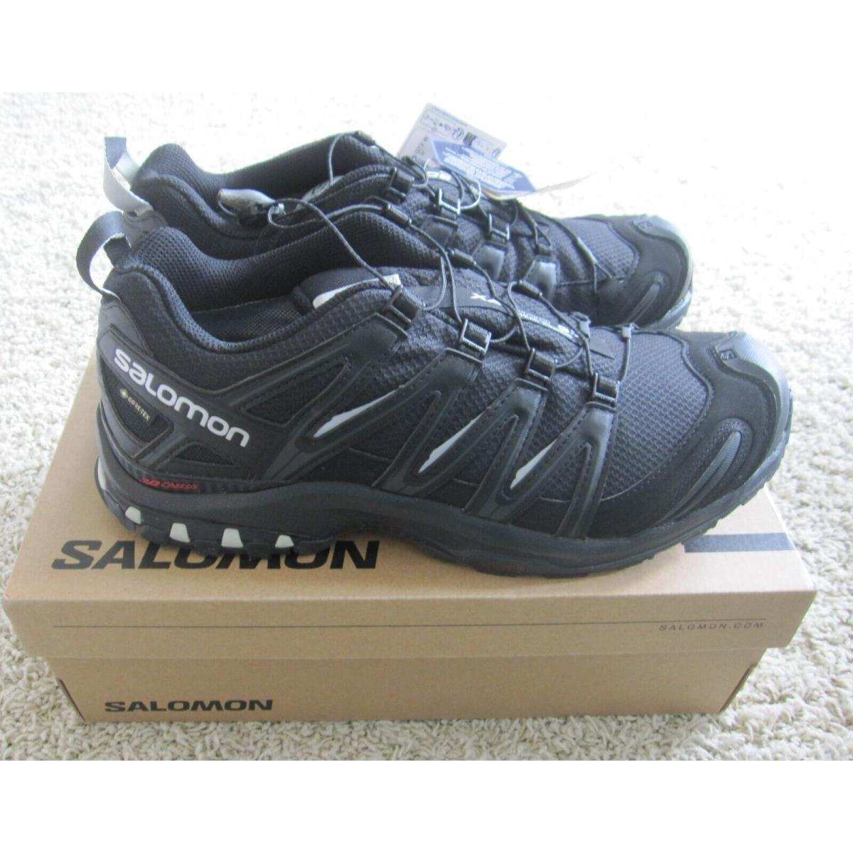 Womens Sz 11 Salomon XA Pro Gtx W Black Athletic Trail Hike Running Shoe