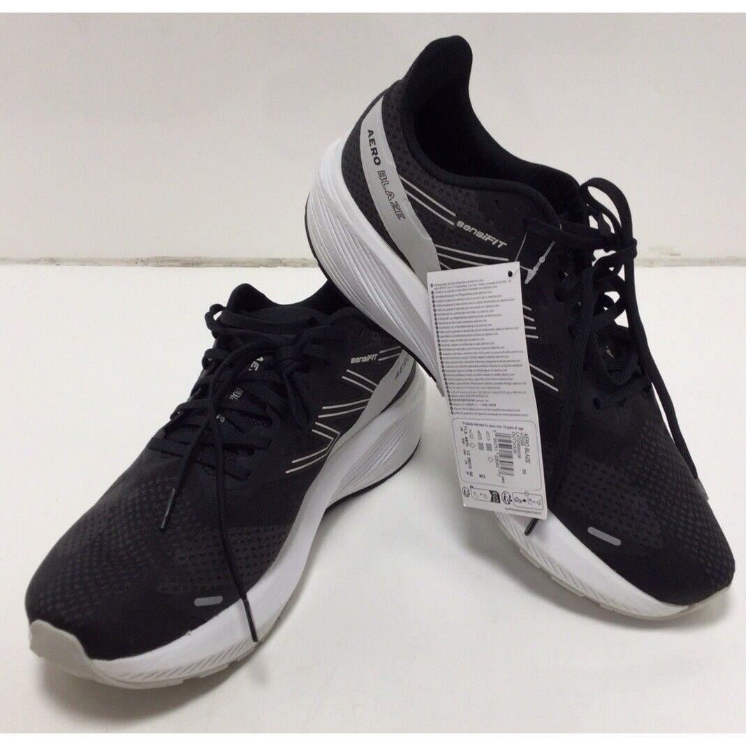 Salomon Aero Blaze Men`s Shoes Black/white/lunar Rock US Size 12