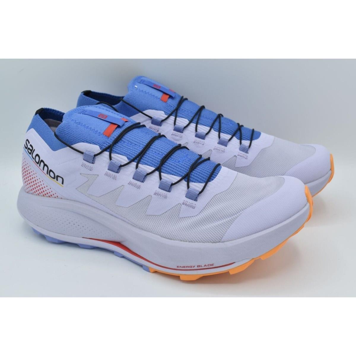Salomon Womens Size 11 Pulsar Trail Pro Purple Blue Orange Trail Running Shoes