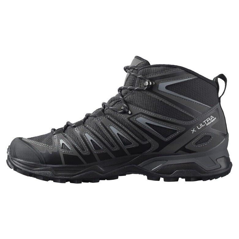 Salomon X Ultra Men`s Hiking Boot Size 11.5 - Black India Ink Monument N2