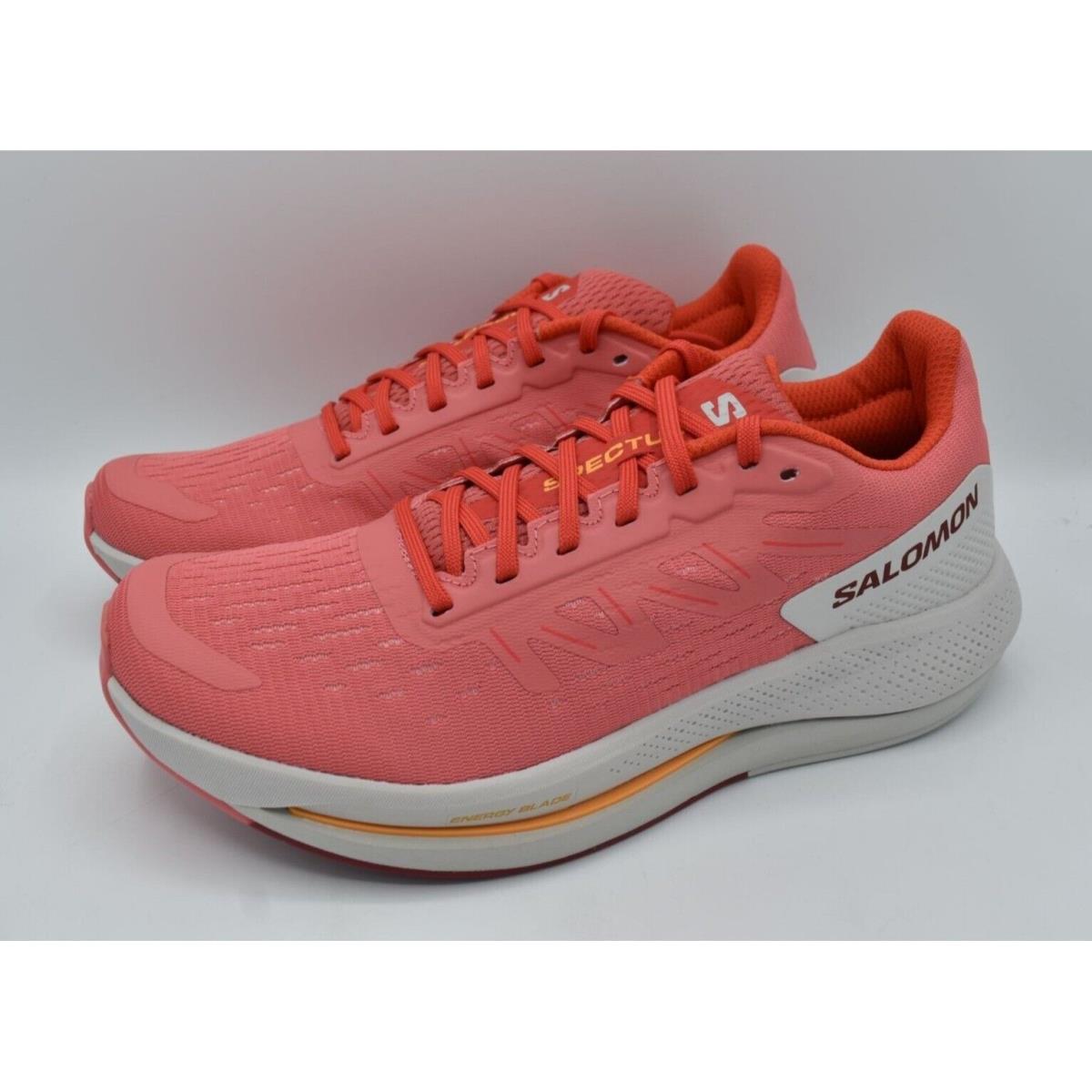 Salomon Womens Size 8.5 Spectur Tea Rose Lunar Rock Running Shoes Sneakers