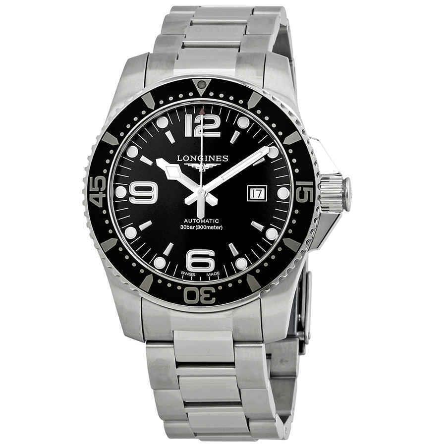 Longines Hydroconquest Automatic 44 mm Black Dial Men`s Watch L3.841.4.56.6