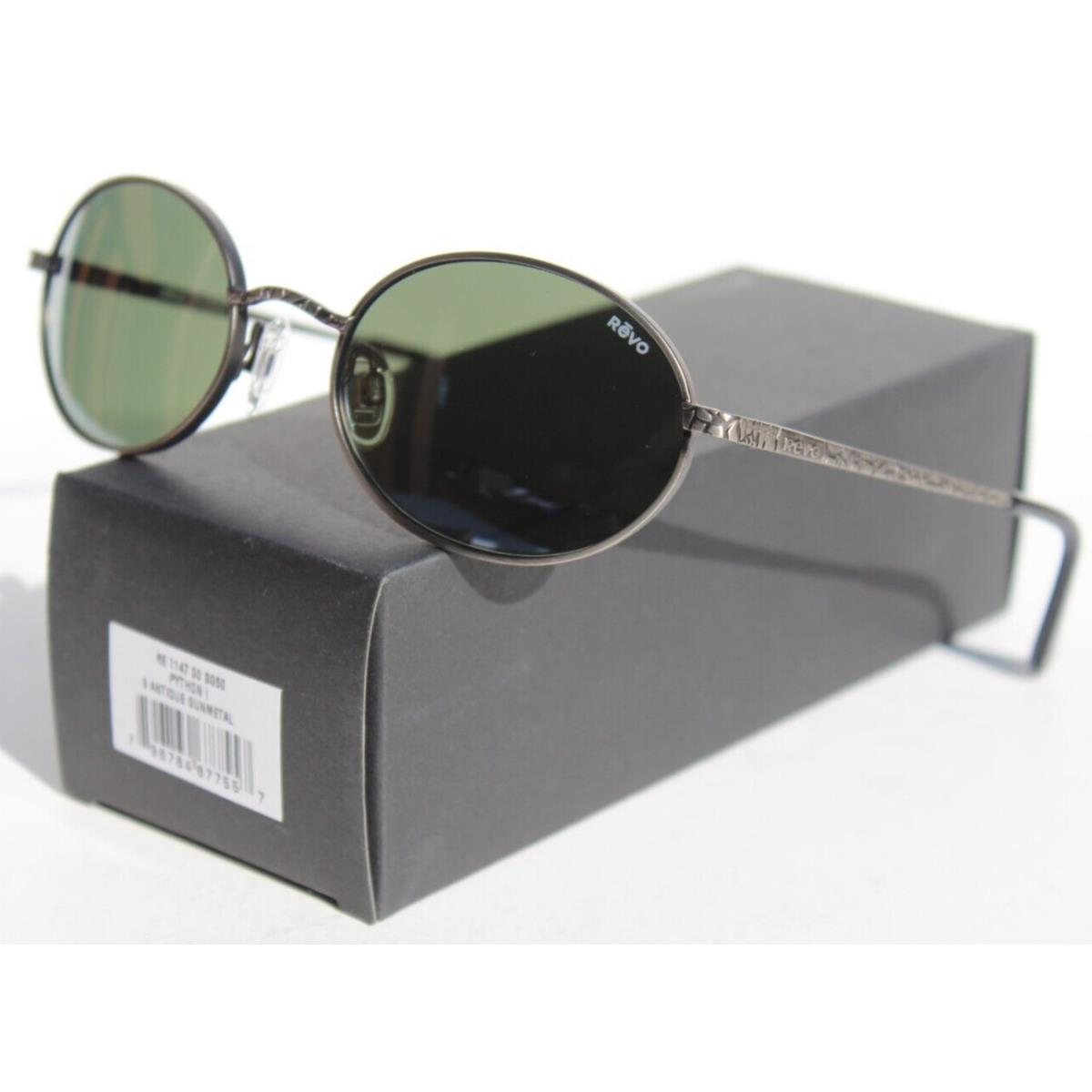 Revo Python I Sunglasses Polarized Antique Gunmetal/smoky Green RE 1147