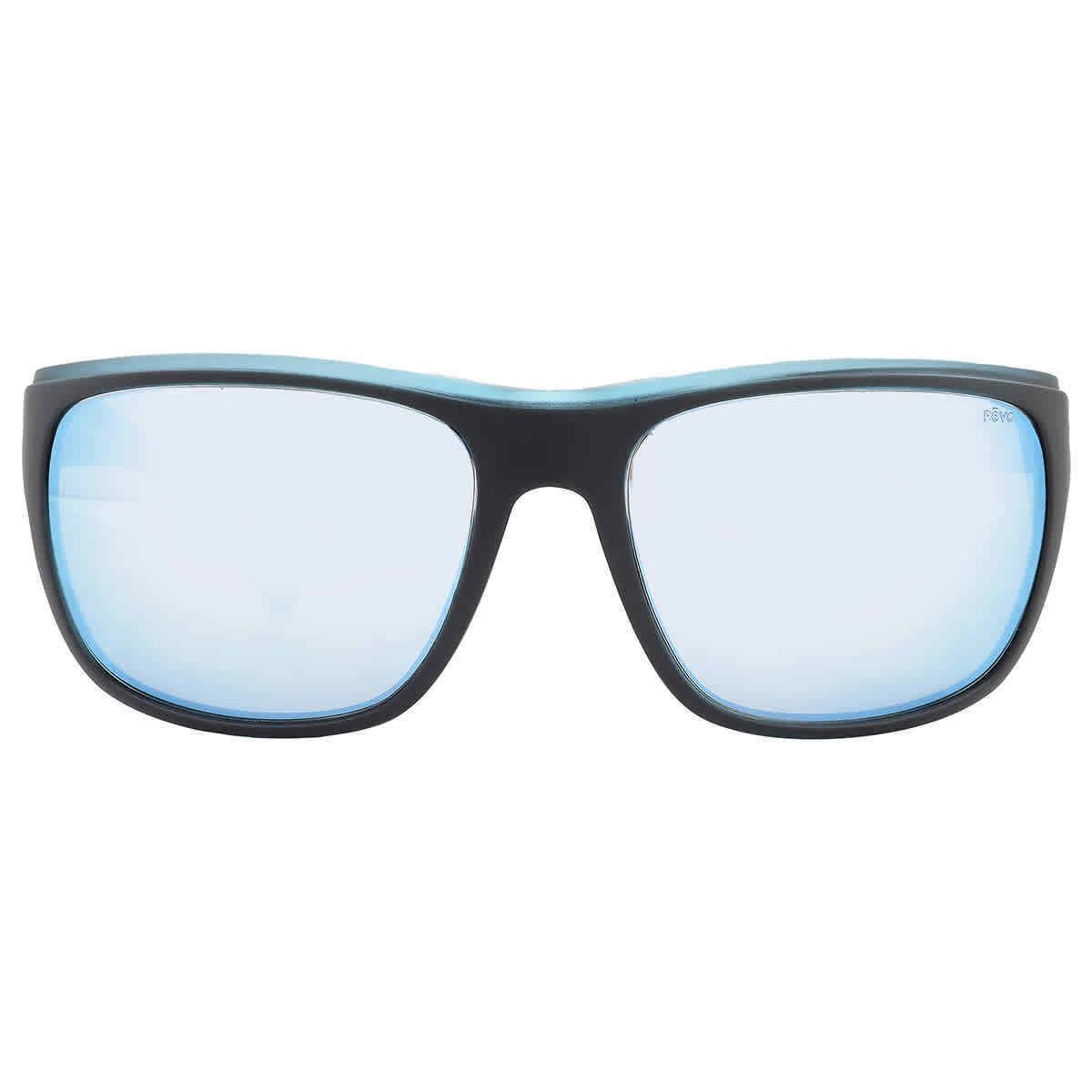 Revo Remus Blue Water Polarized Square Unisex Sunglasses RE 1023 19 BL 62
