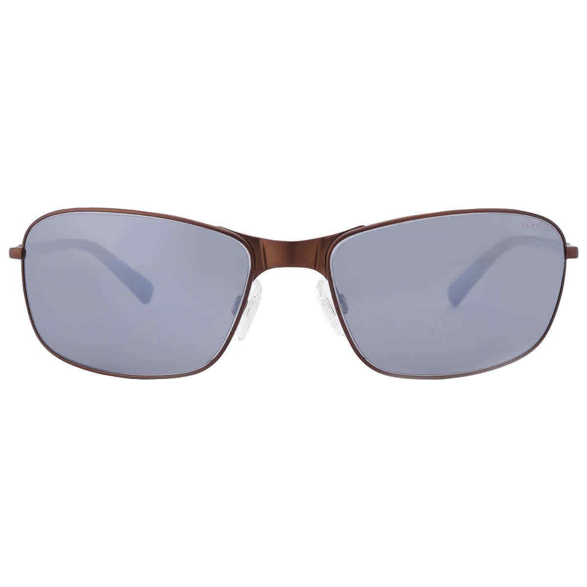 Revo Decoy Graphite Polarized Rectangular Unisex Sunglasses RE 1084 02 GY 60