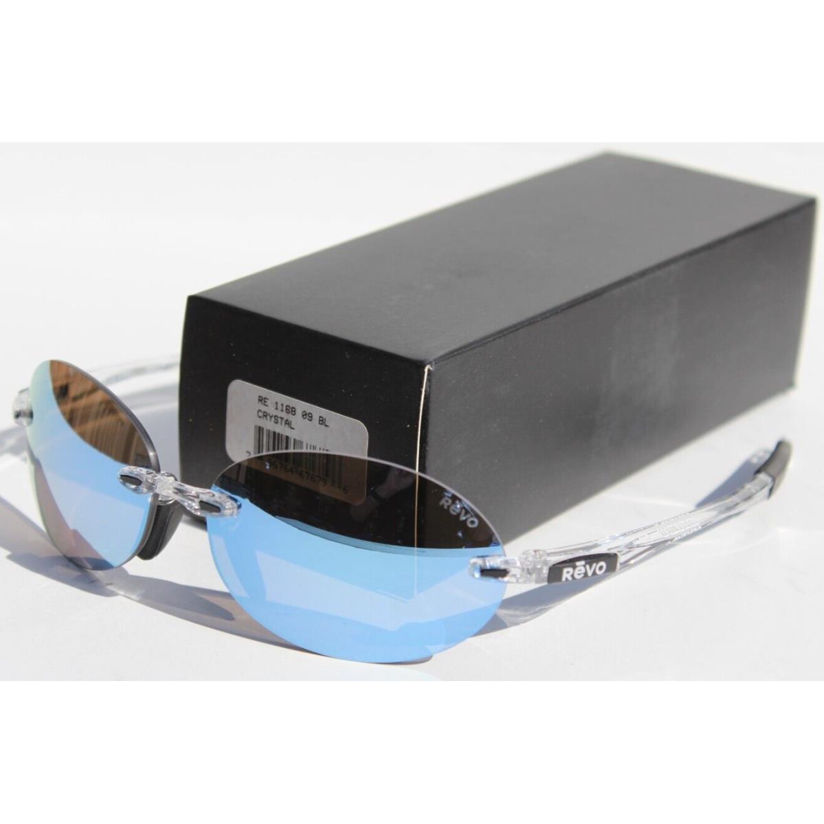 Revo Descend O Sunglasses Polarized Crystal Clear/blue Water RE1168-09 BL