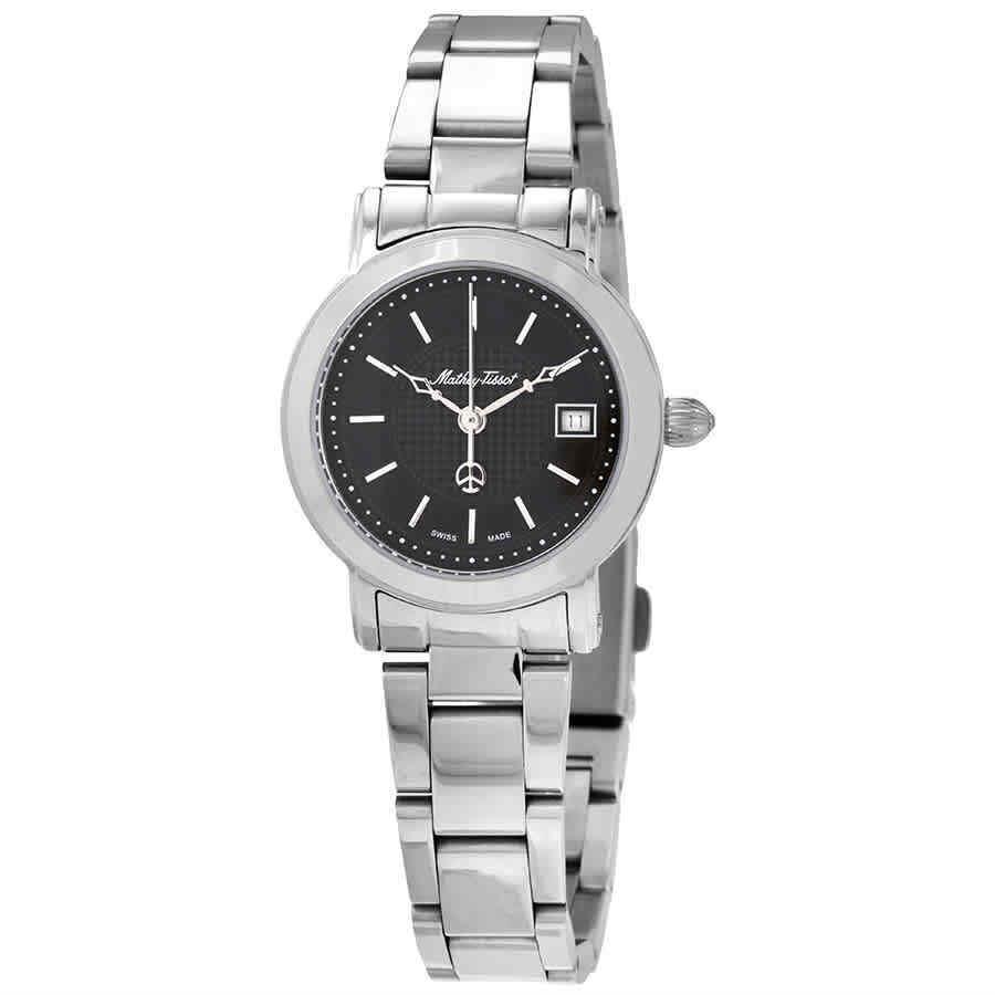 Mathey-tissot City Metal Black Dial Ladies Watch D31186MAN