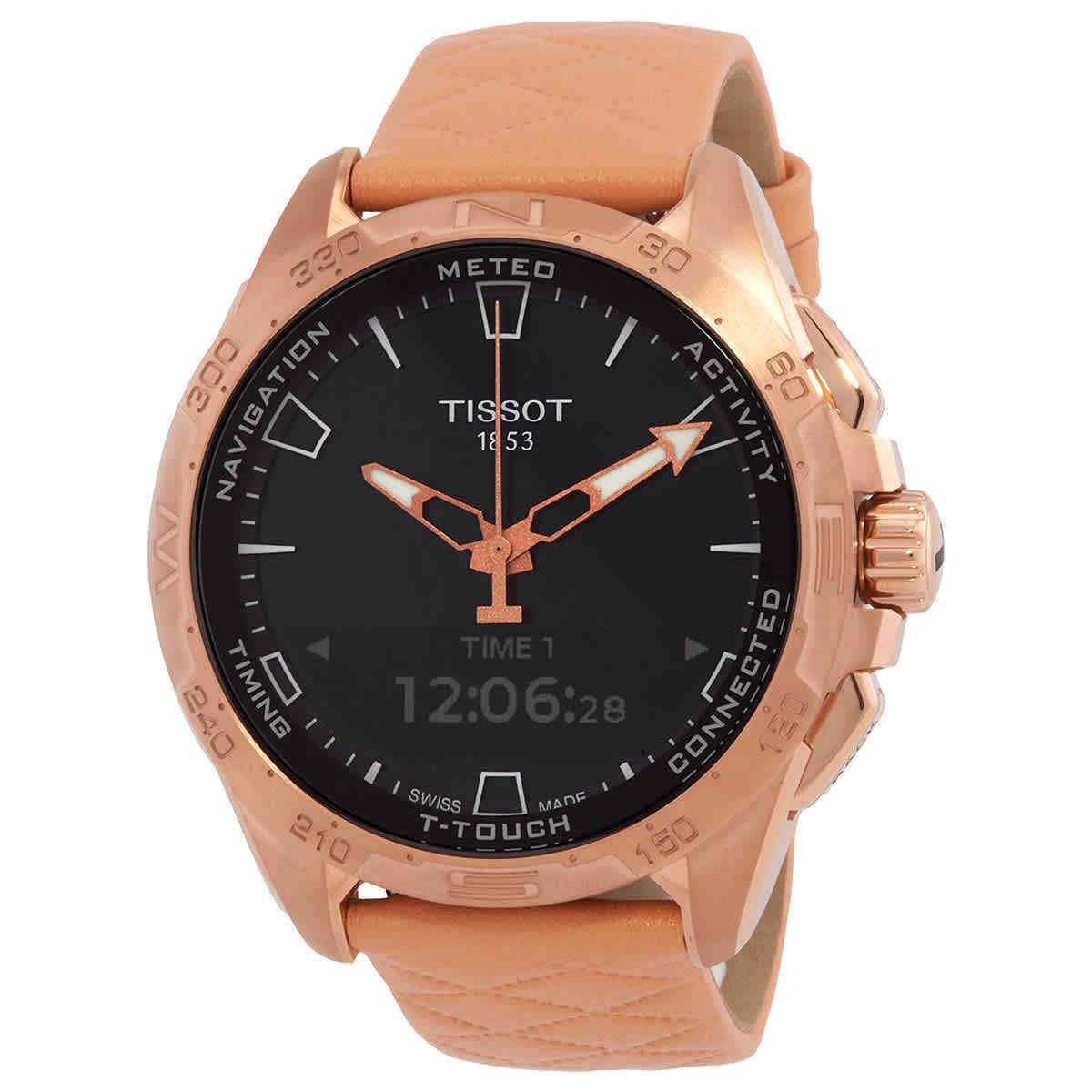 Tissot T-touch Connect Solar Perpetual Alarm Quartz Analog-digital Black Dial