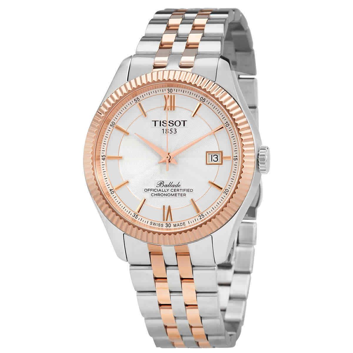 Tissot Ballade Silver Opaline Men`s Watch - T108.408.22.278.00