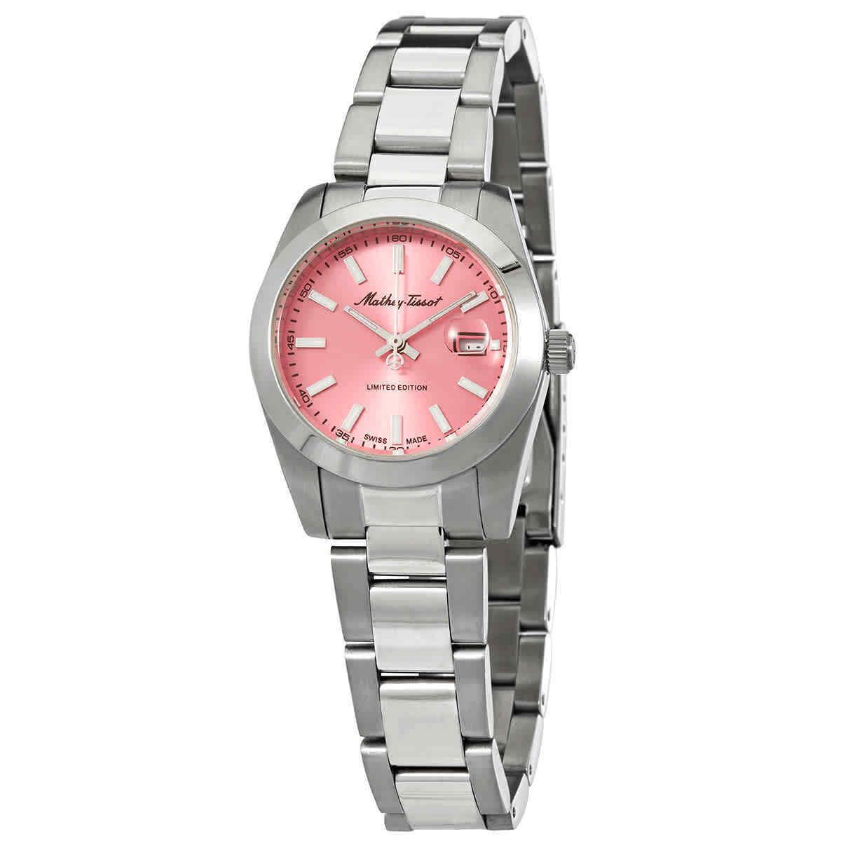 Mathey-tissot Mathy I LE Quartz Pink Dial Ladies Watch D451PK