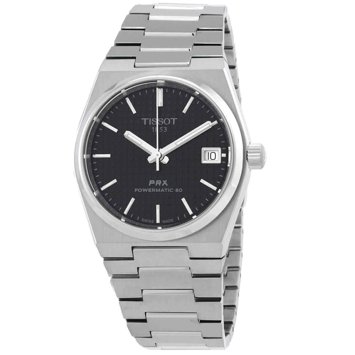 Tissot Prx Powermatic 80 Automatic Black Dial Unisex Watch T137.207.11.051.00