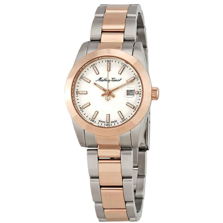 Mathey-tissot Mathey I Quartz White Dial Ladies Watch D450RA