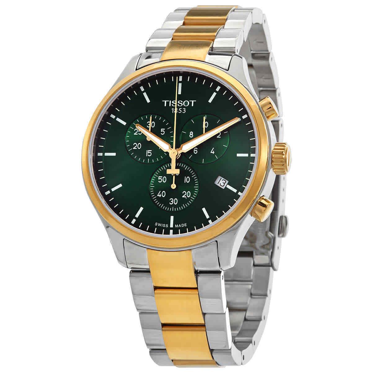 Tissot T-sport Chronograph Quartz Green Dial Men`s Watch T116.617.22.091.00