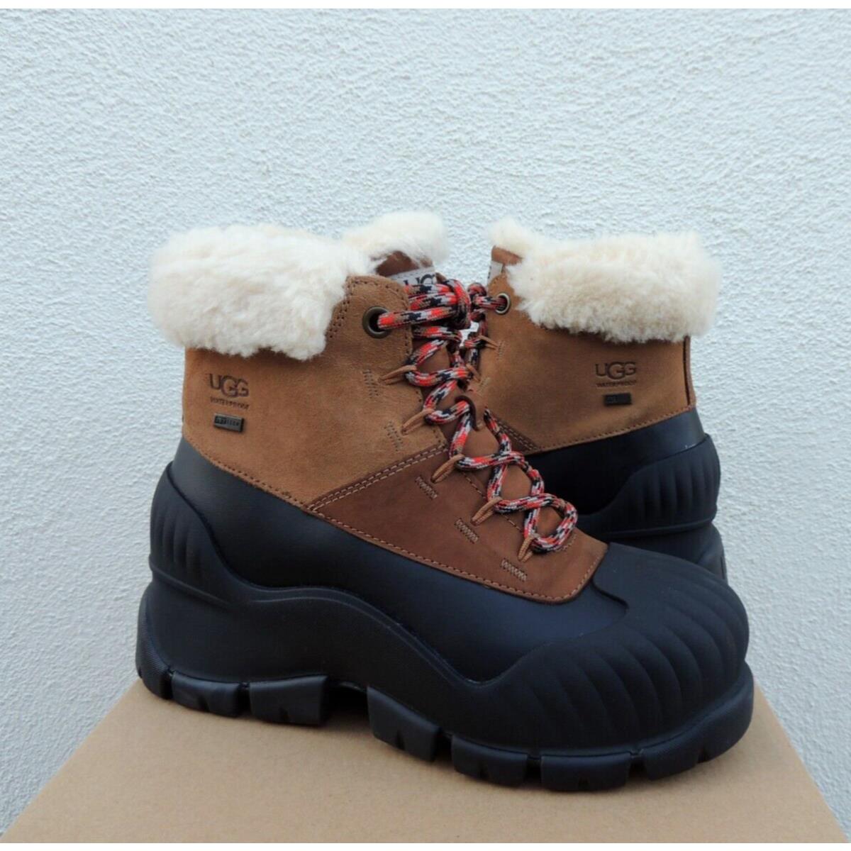 Ugg Chestnut Adiroam Hiker Waterproof Winter Boots Women US 6.5/ Eur 37.5