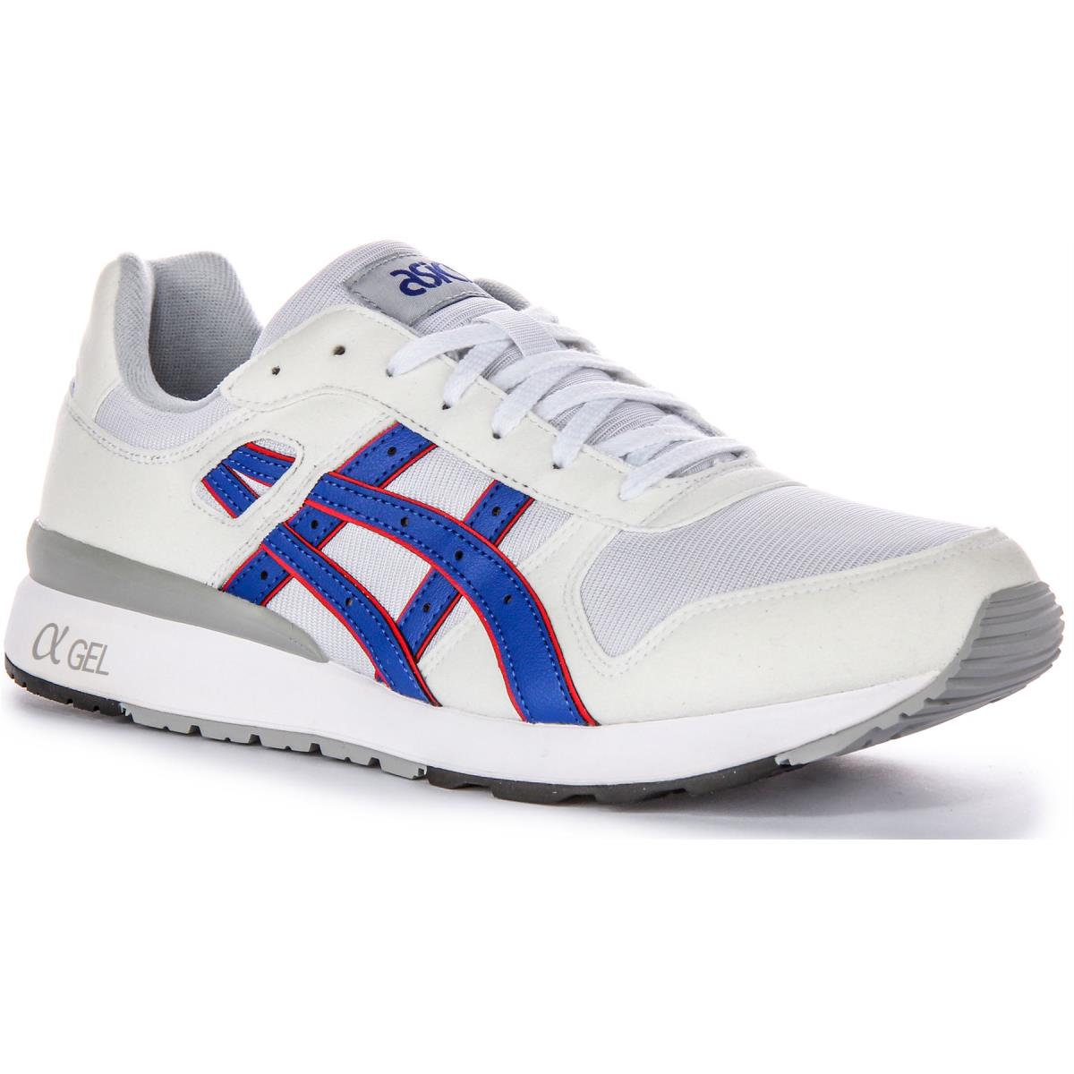 Asics Gt-ii 80s Gel Tech Classic Running Mens Sneakers In White Blue US 4 - 14 WHITE BLUE