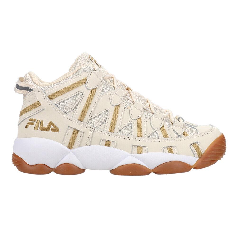 Fila Stackhouse Spaghetti Mid Basketball Mens Beige Sneakers Athletic Shoes 1BM - Beige