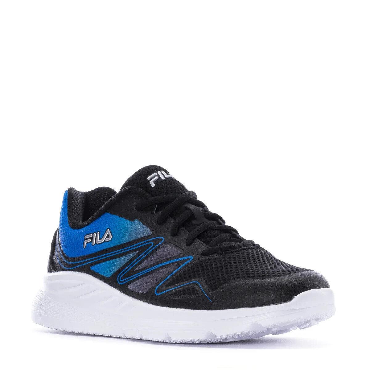 Fila Memory Panorama Low Lace Running Sneaker Men Shoes Black/blue Size 12