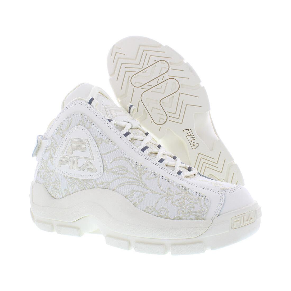 Fila Grant Hill 2 Floral Jacquard Womens Shoes Size 8 Color: - Gardenia/Turtledove, Main: Beige