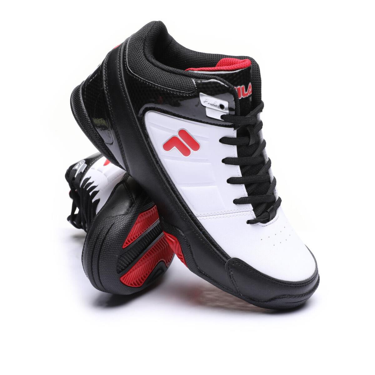 Fila Change The Game Lace-up Sneaker Trainer Men Shoes White/black Size 10.5