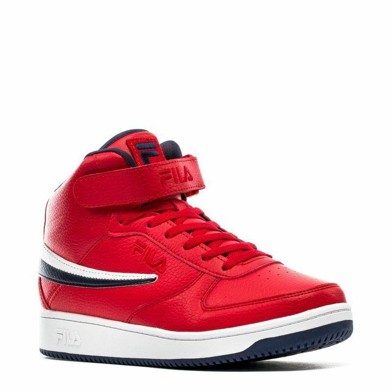 Fila A-high Leather Trainer Sport Sneakers Men Shoes Red/blue/white Size 9.5