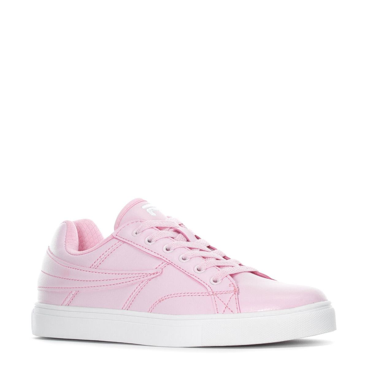 Fila Smoke Screen Low Lace-up Sport Sneakers Women Shoes Pink/white Size 7.5