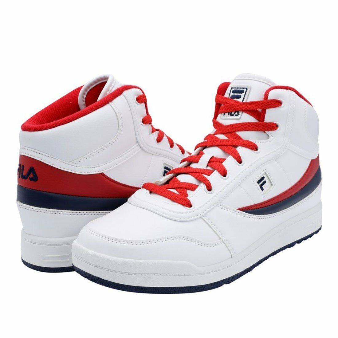 Fila Bbn 84 NS Mid Leather Trainer Sports Sneakers Men Shoes White Size 11