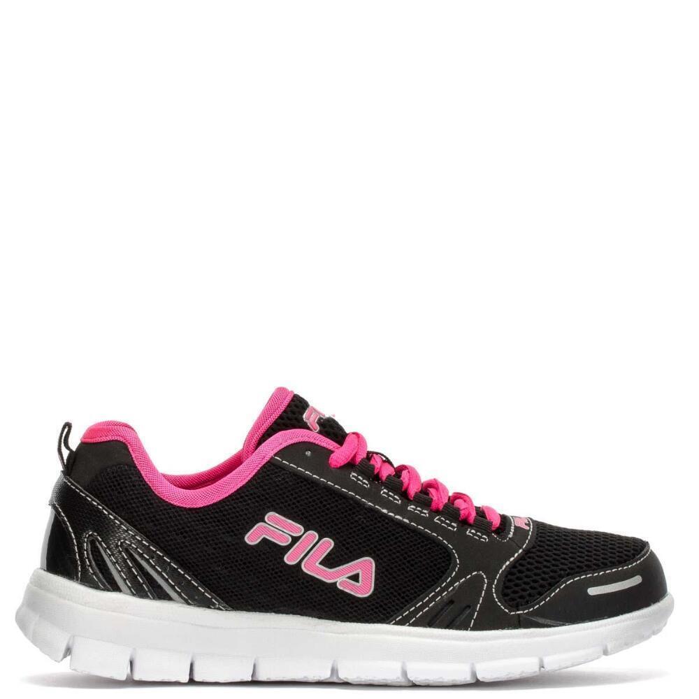 Fila Deluxe Running Trainer Sports Sneakers Women Shoes Black/white Size 10