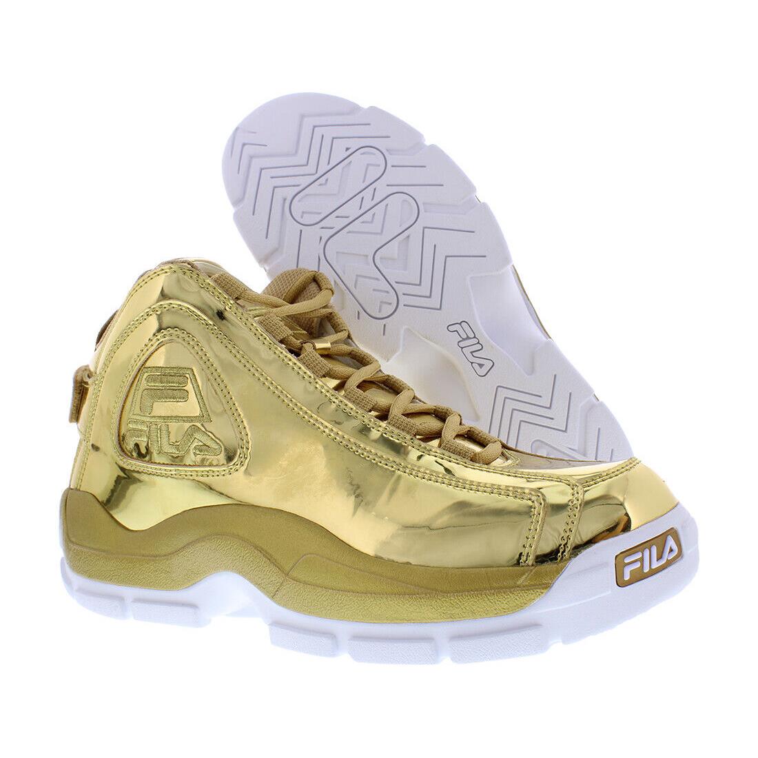 Fila Grant Hill 2 Metallic Mens Shoes Size 5.5 Color: Metallic Gold - Metallic Gold, Main: Metallic