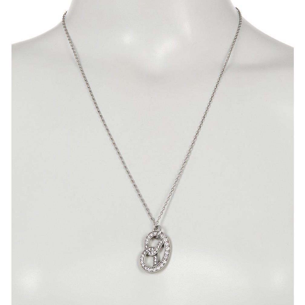 Marc Jacobs Necklace Long Pave Pretzel