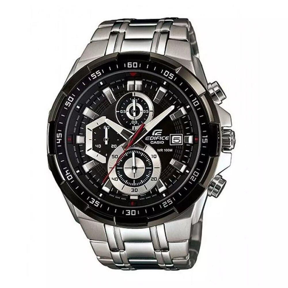 Casio Edifice EFR-539D-1AVUDF Men`s Watch Black Dial Stainless Steel