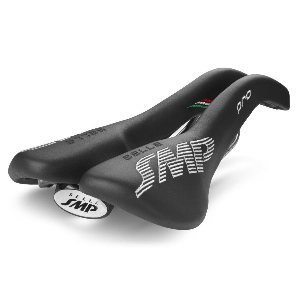 Selle Smp Pro Bicycle Saddle 148mm x 278mm Black - Stainless Steel Rail