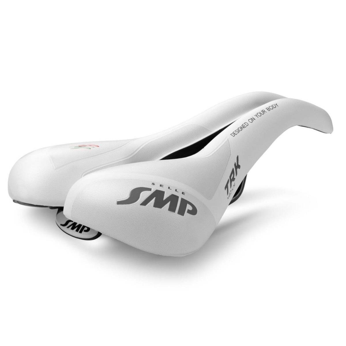 Selle Smp Trk Medium Saddle White