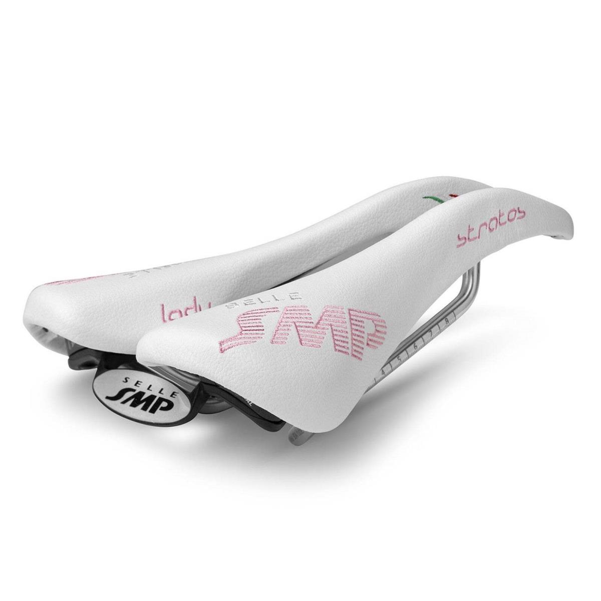 Selle Smp Stratos Saddle Lady White