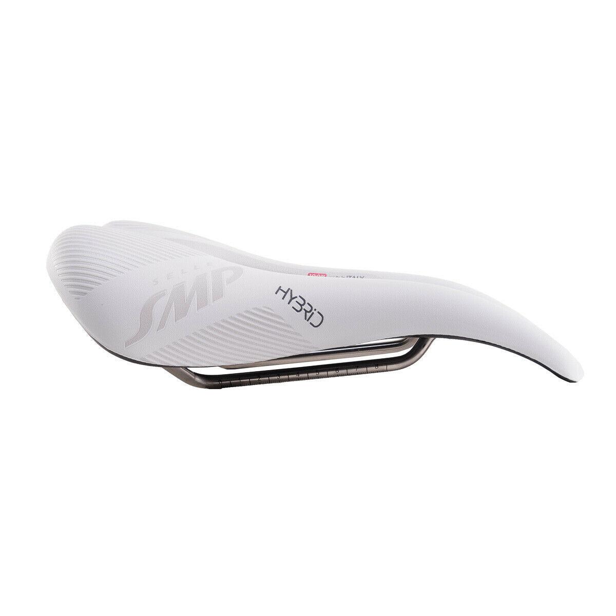 Selle Smp Hybrid Inox-rail White Bike Saddle