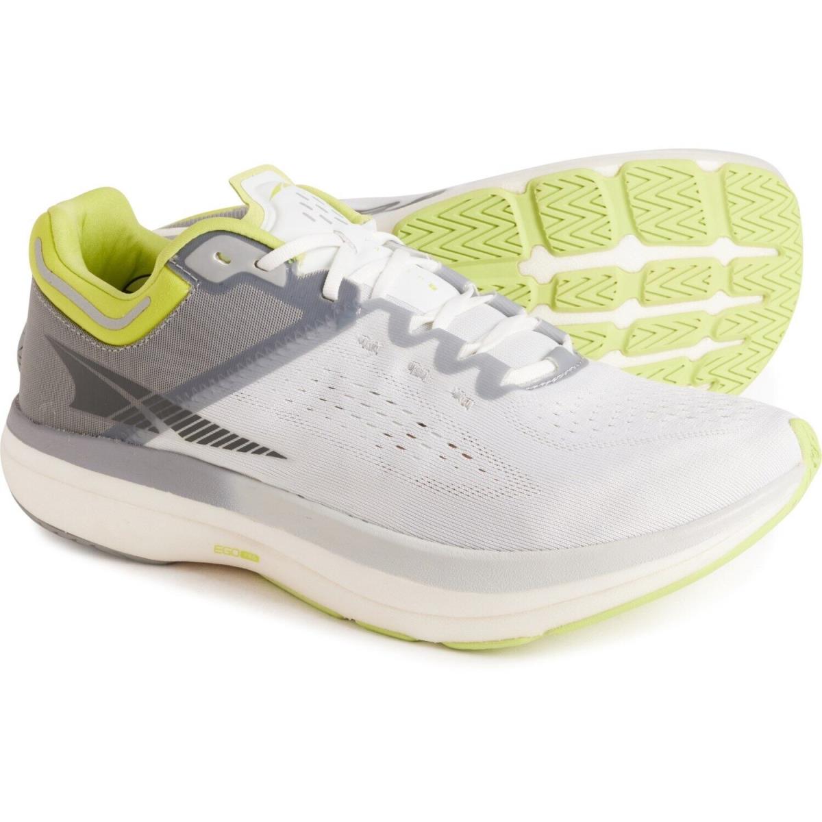 Altra Vanish Tempo Running Shoes Men`s Size 12 Gray/lime AL0A7R6G232-120