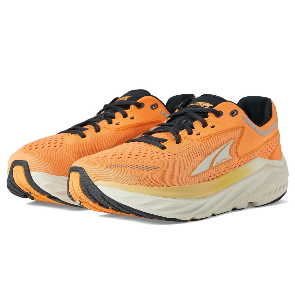 Man`s Sneakers Athletic Shoes Altra Via Olympus - Black/Orange