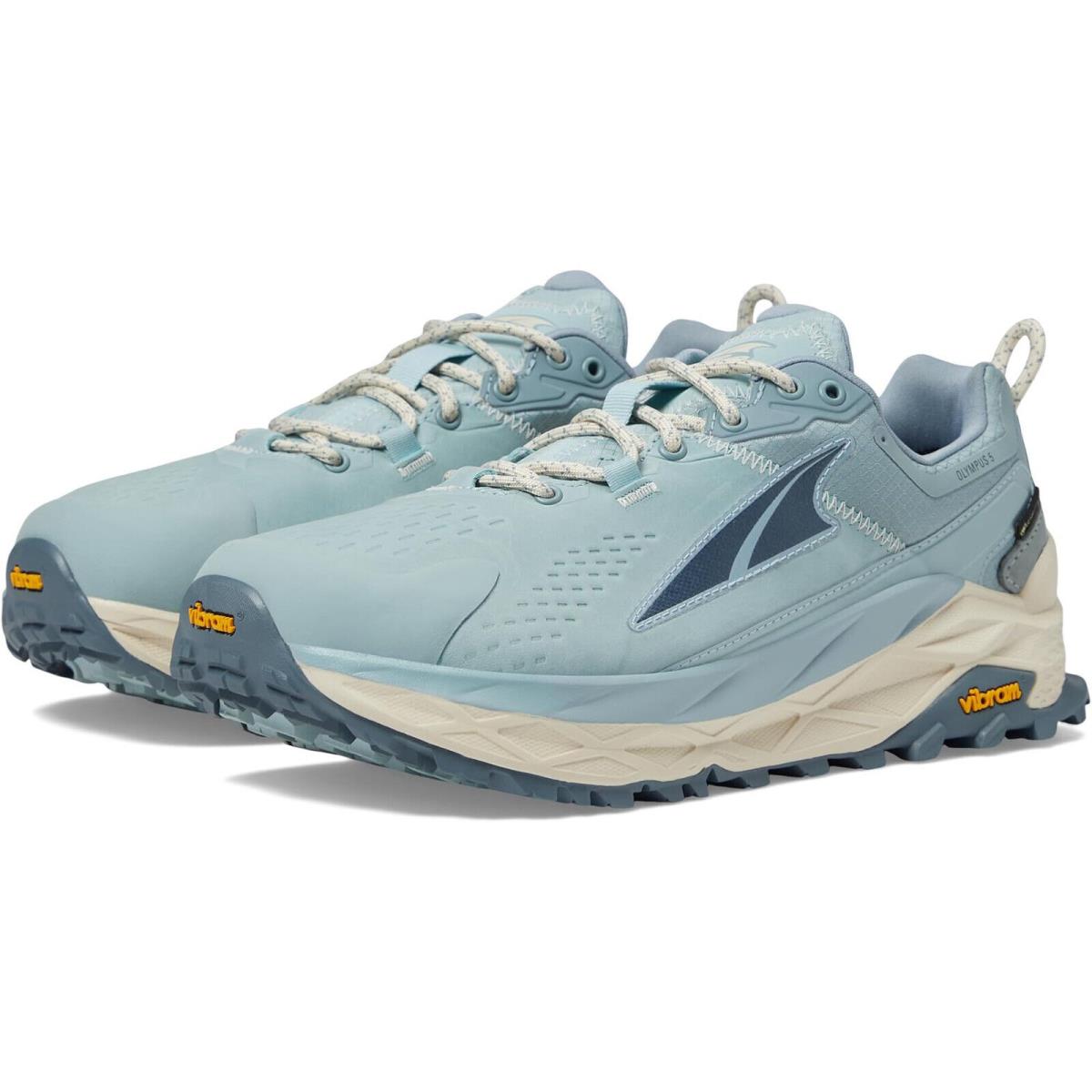 Altra Olympus 5 Hike Low Gtx Women`s Size 8.5 B Mineral Blue AL0A7R76419