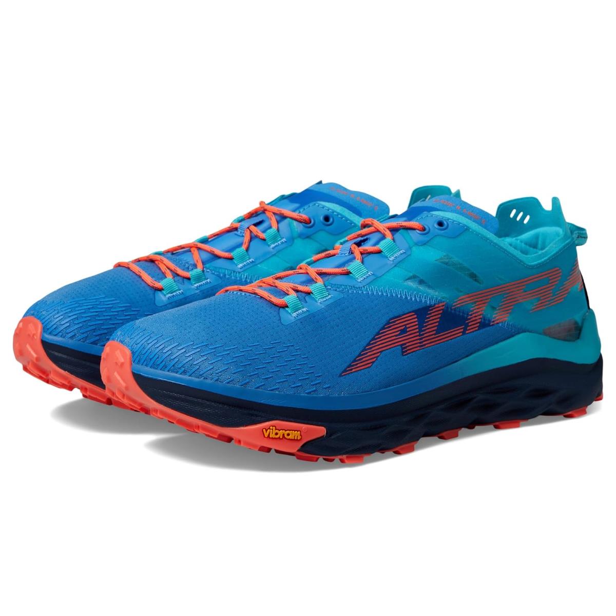 Man`s Sneakers Athletic Shoes Altra Mont Blanc Blue