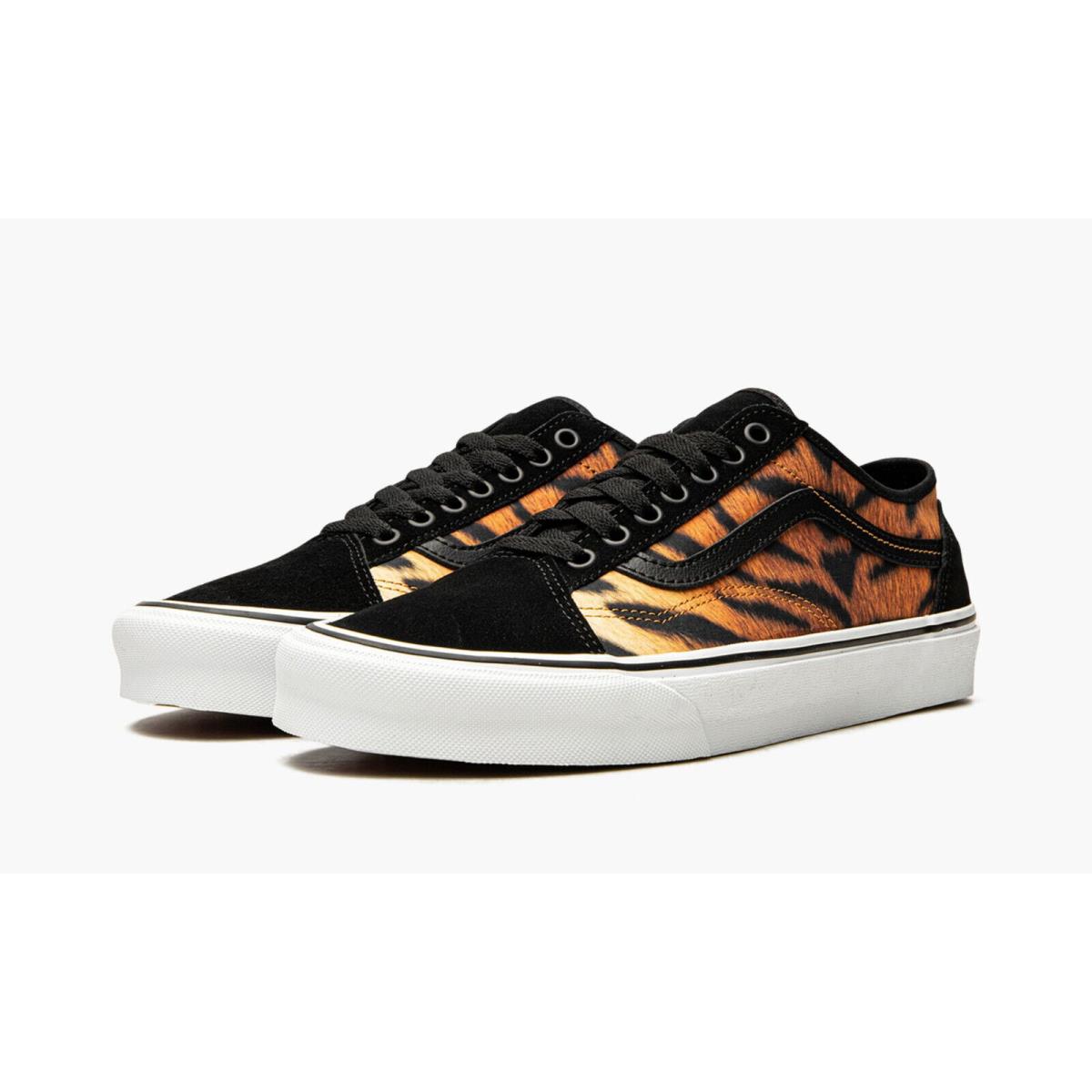 Vans Old Skool Tapered Tiger Unisex Men Size 6.5 = Women Size 8 Shoes Orange