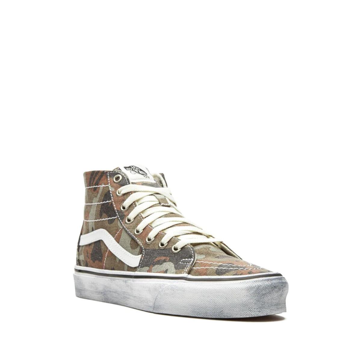 Vans SK8-HI Tapered Washed Camouflage Unisex Men SZ 5.5 / Women SZ 7 Shoes