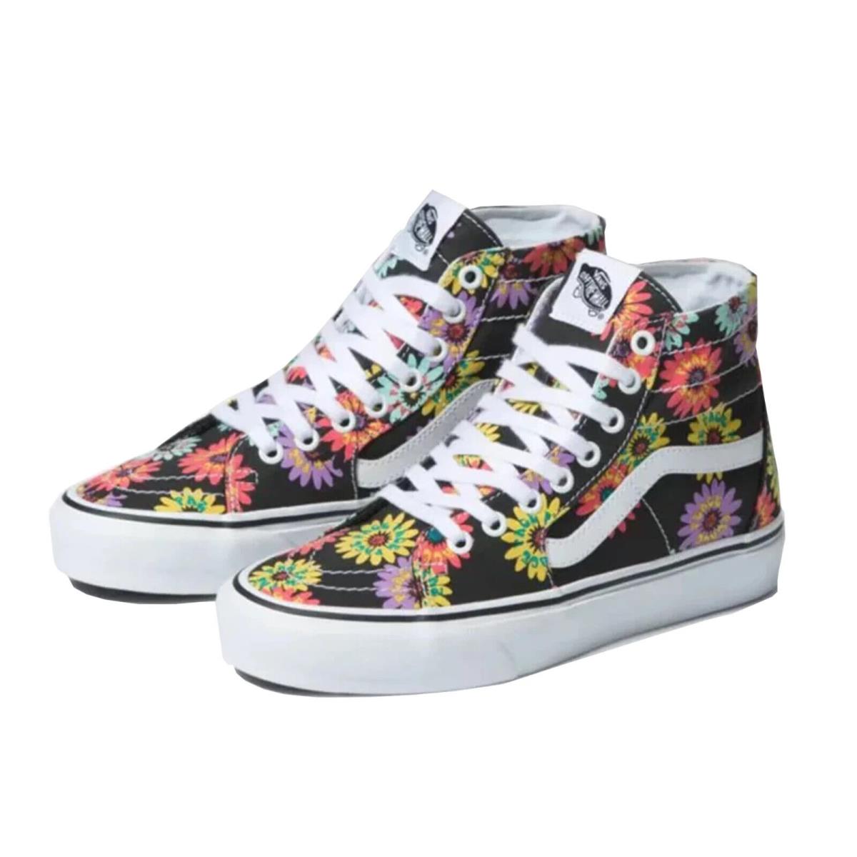 Vans SK8-HI Tapered Peace Floral Lace Unisex Men SZ 9 = Women SZ 10.5 Shoes